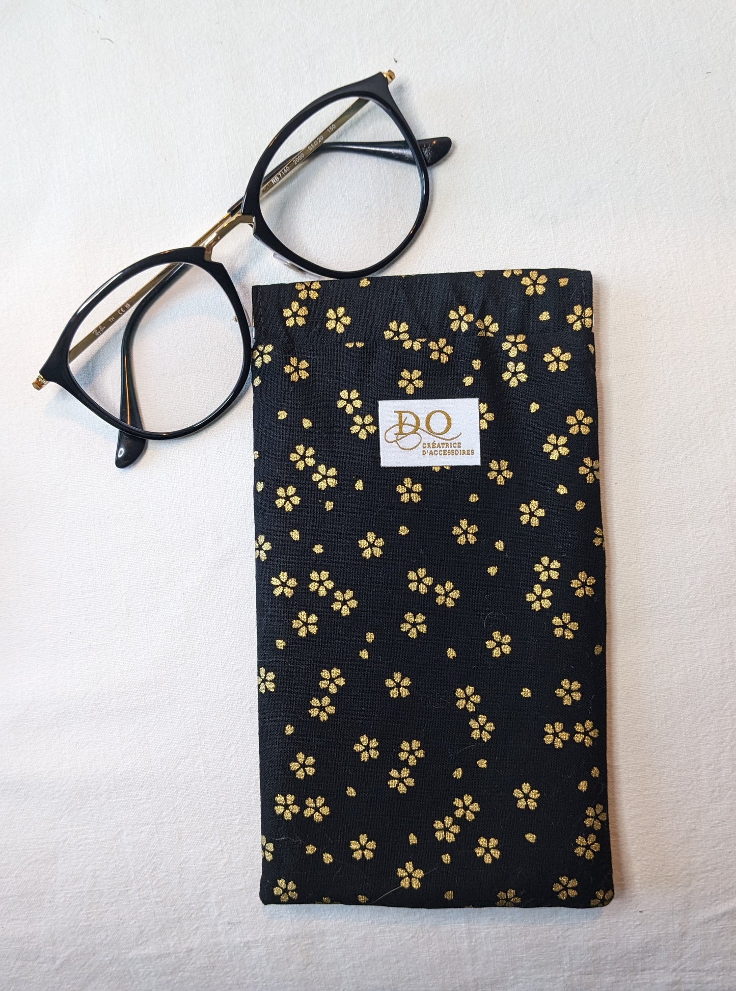 Coffret cadeaux "japonais" : Etui à lunettes + porte clés