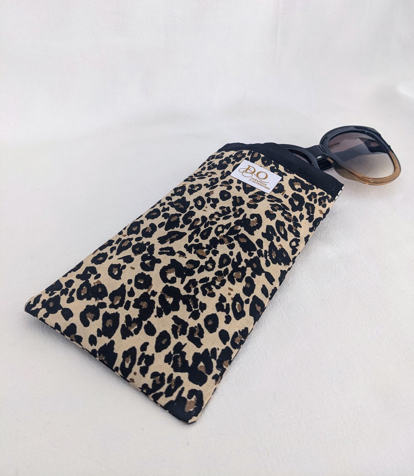 Etui à lunettes léopard
