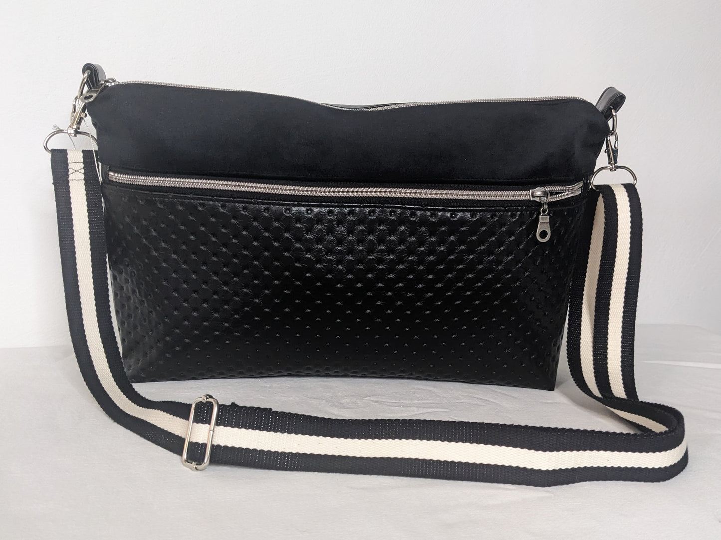 SAC ZIP-ZIP Black multi-matières