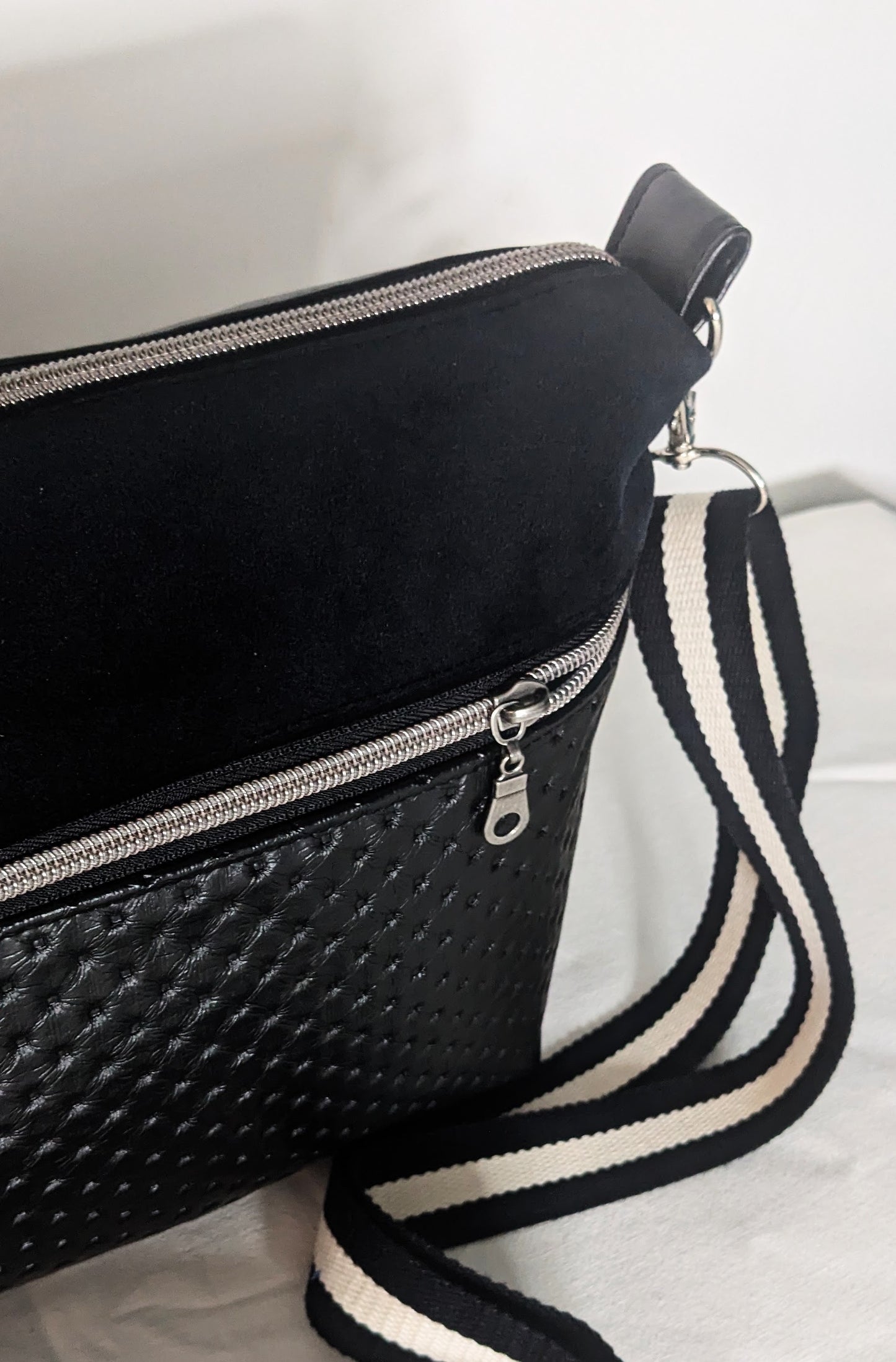 SAC ZIP-ZIP Black multi-matières