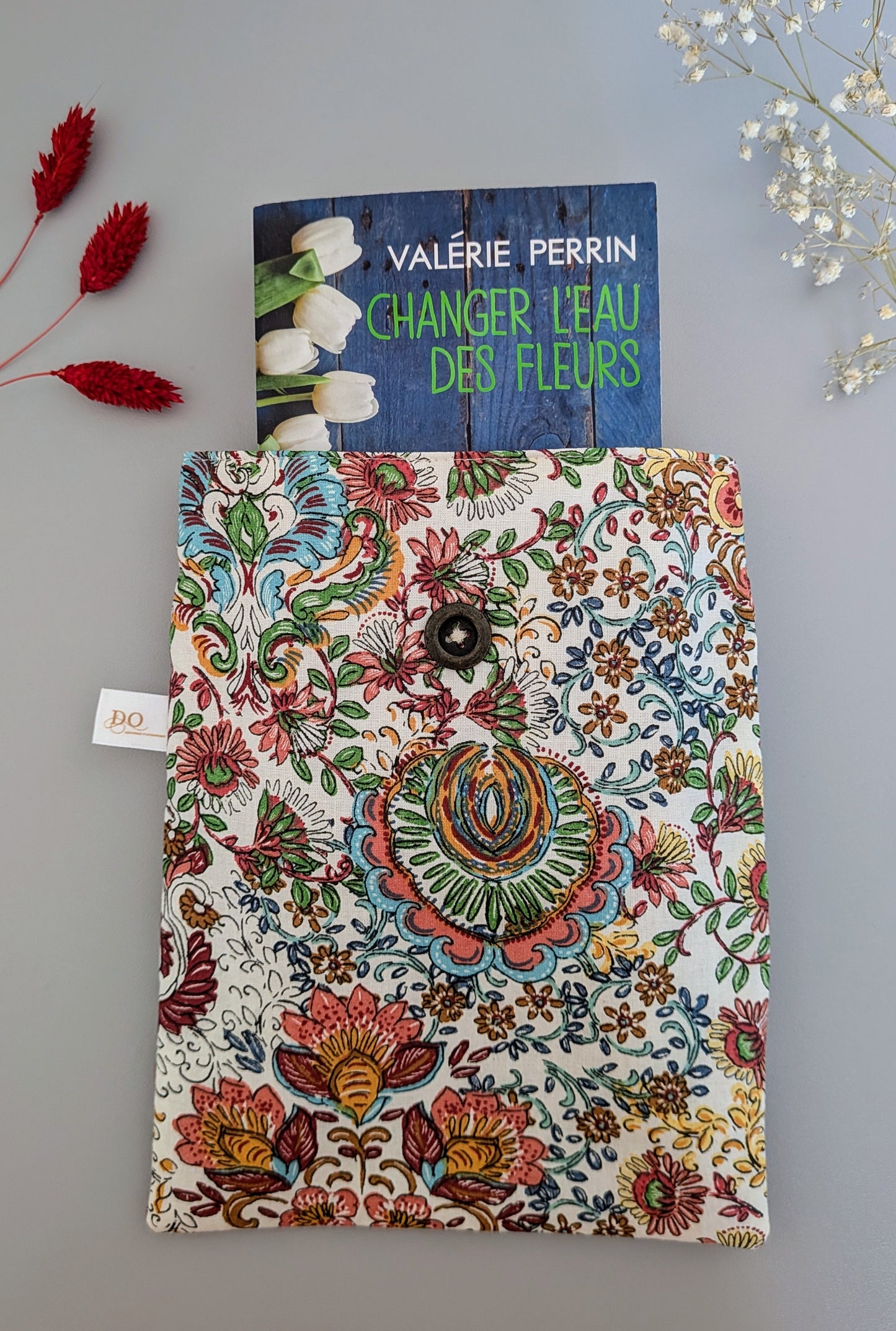 Protège-livre de poche - modèle bohème chic