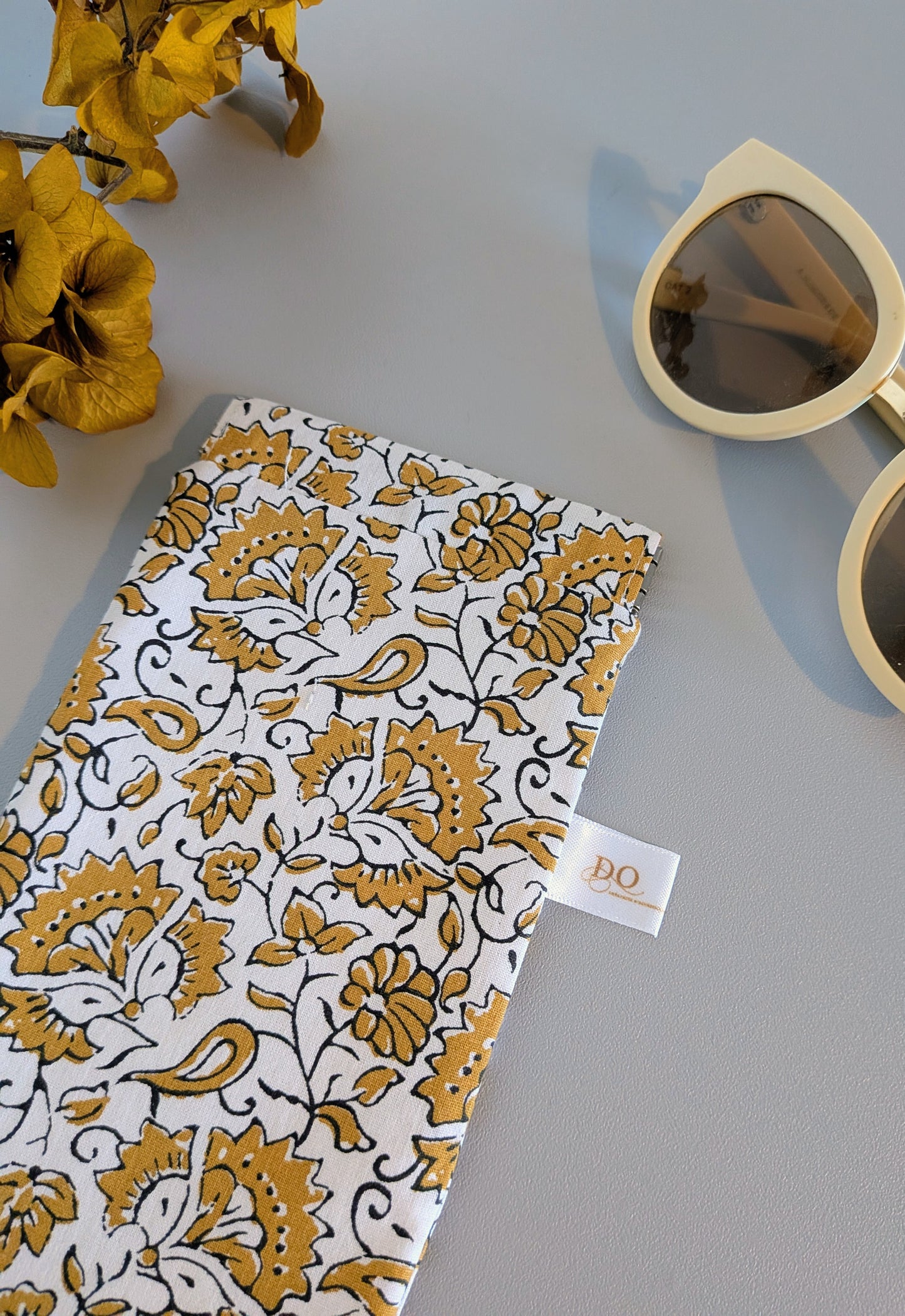 Etui à lunettes Fleurs de moutarde