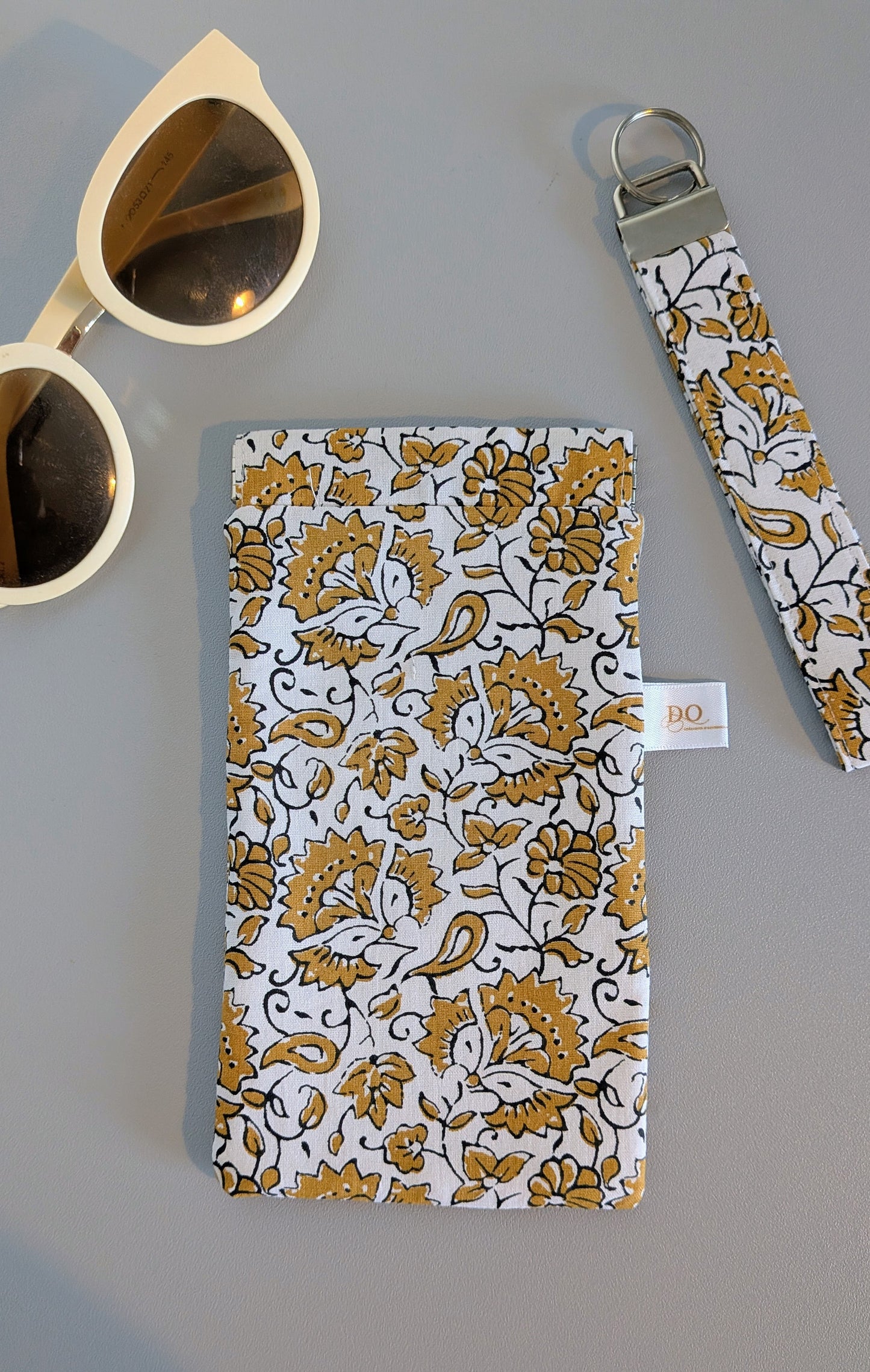 Etui à lunettes Fleurs de moutarde