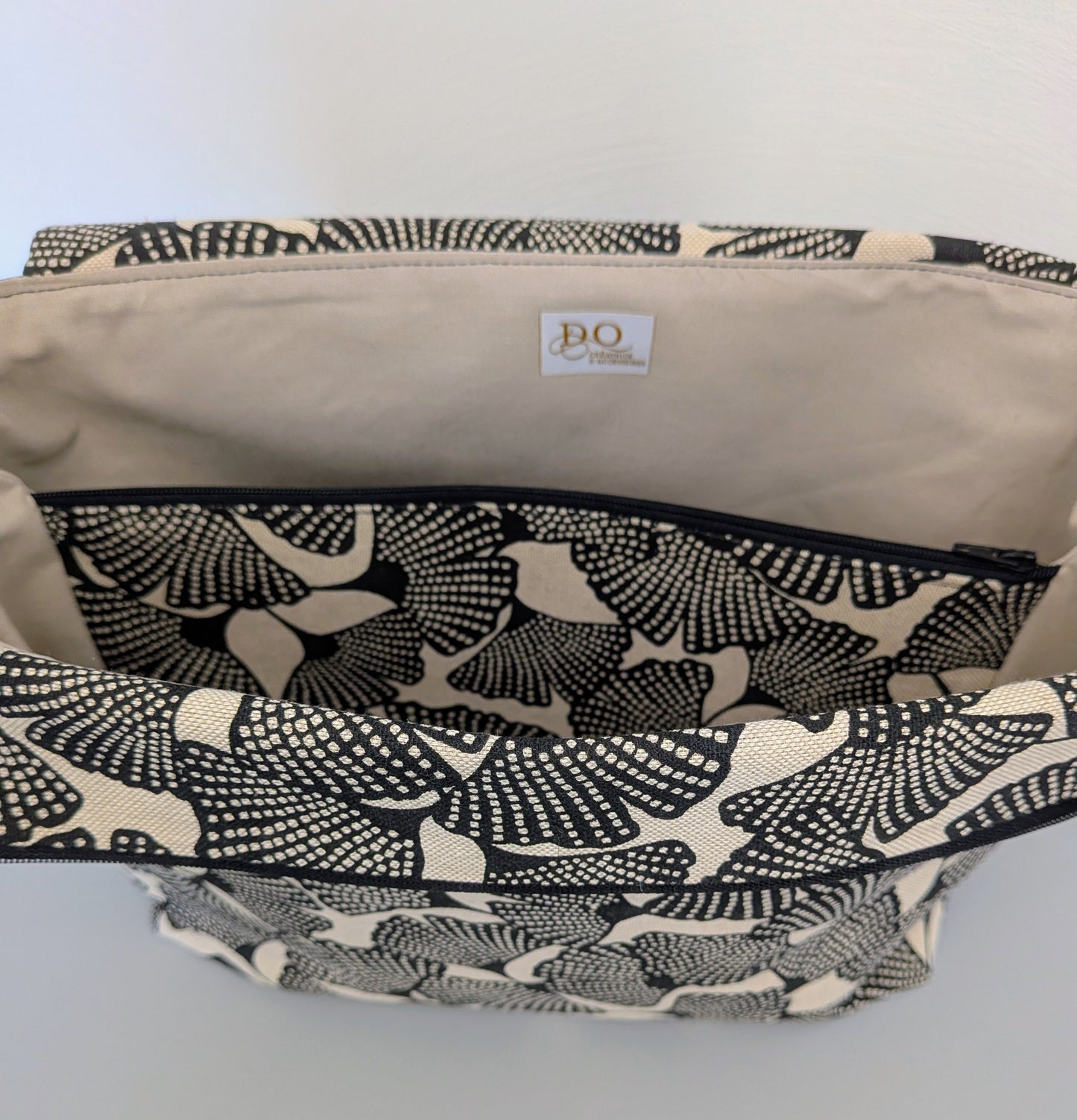 Trousse de toilette grand format – Ginkop noir/beige - pratique, spacieuse et artisanale (Copie)