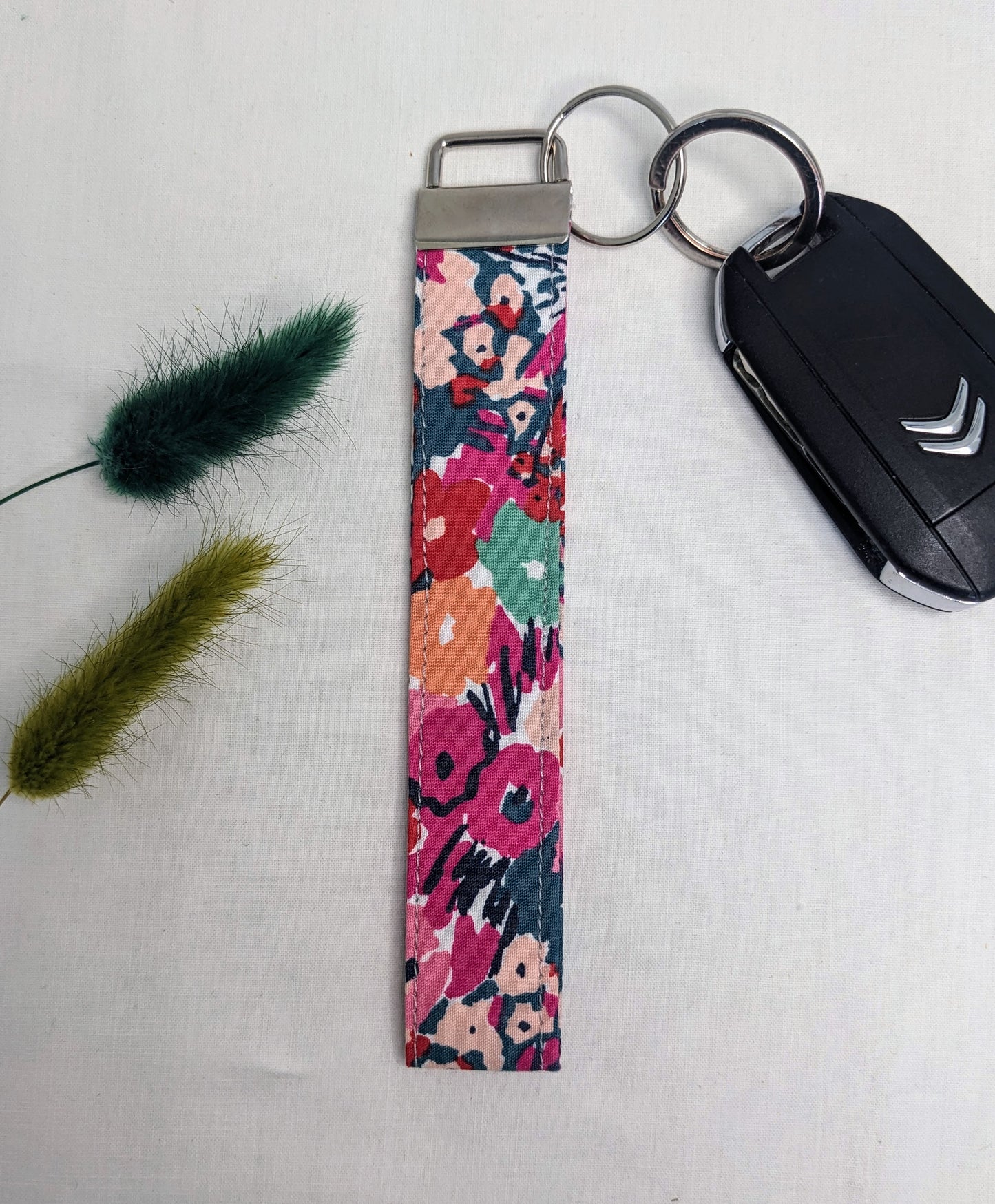 Porte-clés dragonne - Camélia