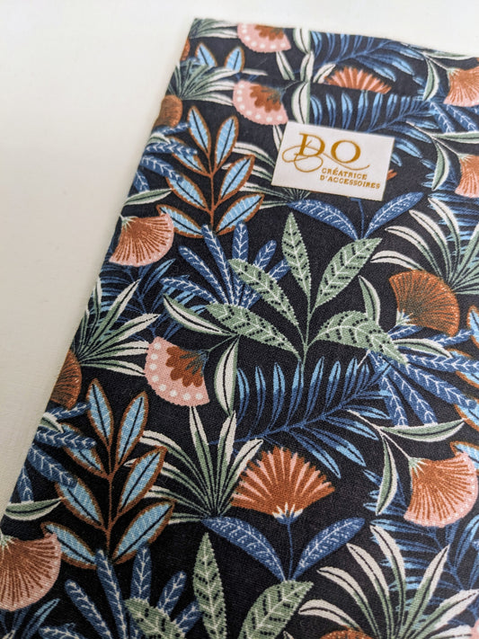 Etui à lunettes Bleu/floral - Protection et élégance