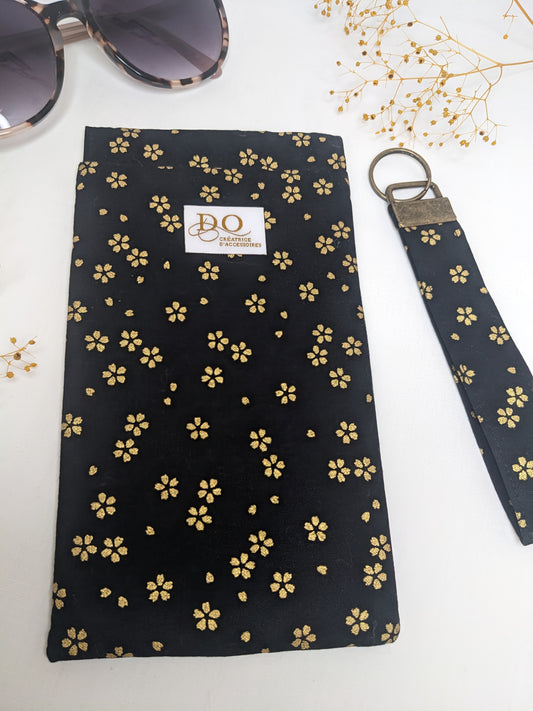 Etui à lunettes fleurs japonaises - Protection et élégance