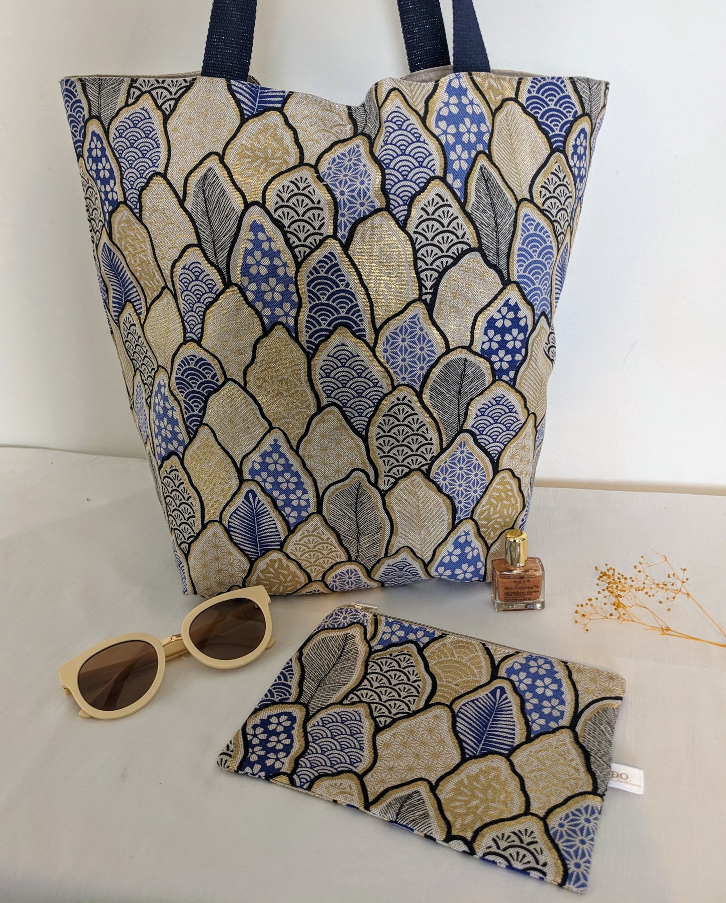 Pochette Kyoto - intérieur enduit