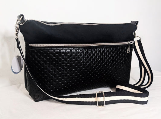 SAC ZIP-ZIP Black multi-matières